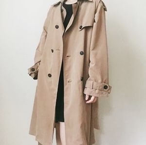 BOGO Trench Coat Double Breasted Belted